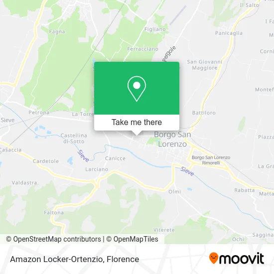 Amazon Locker-Ortenzio map