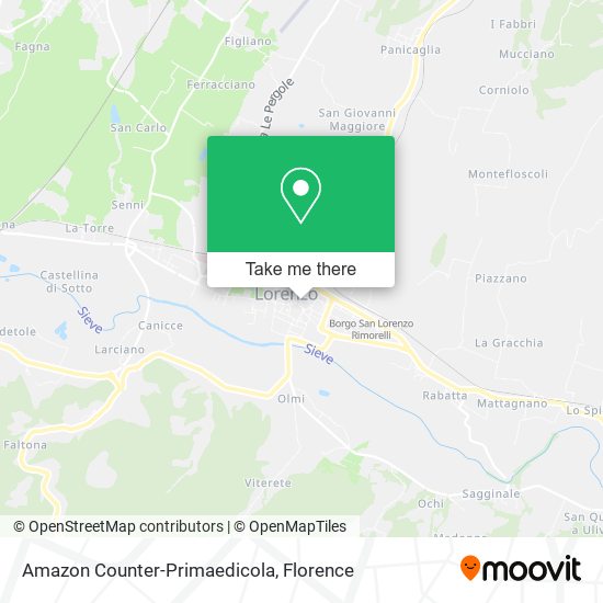 Amazon Counter-Primaedicola map