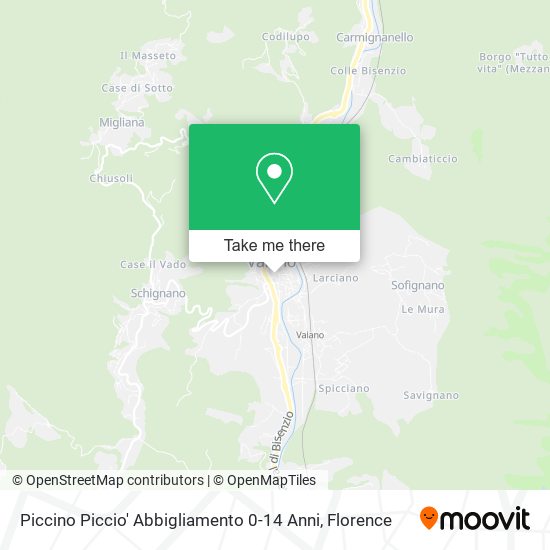 Piccino Piccio' Abbigliamento 0-14 Anni map