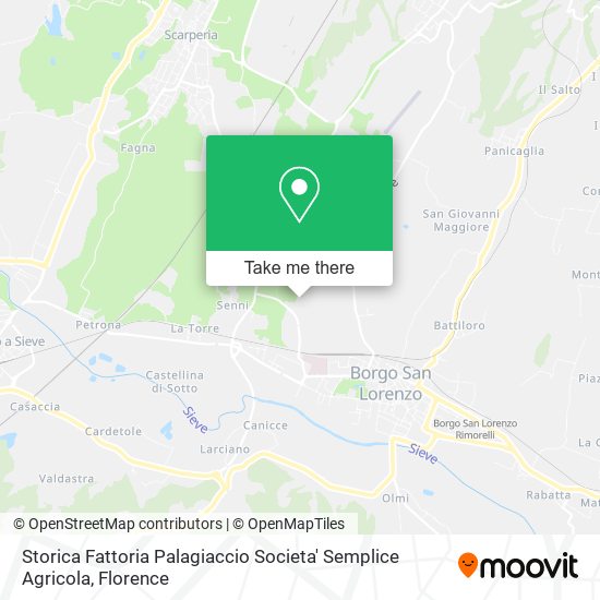 Storica Fattoria Palagiaccio Societa' Semplice Agricola map