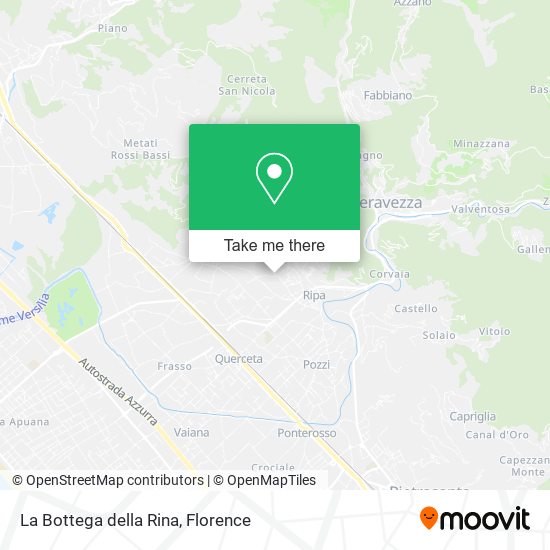 La Bottega della Rina map