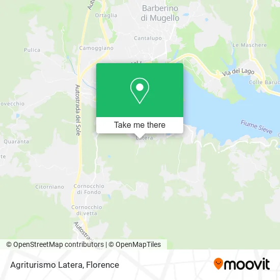 Agriturismo Latera map