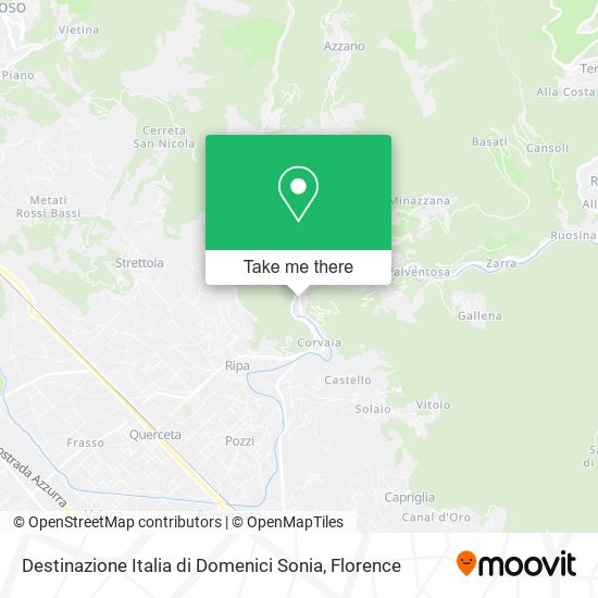 Destinazione Italia di Domenici Sonia map