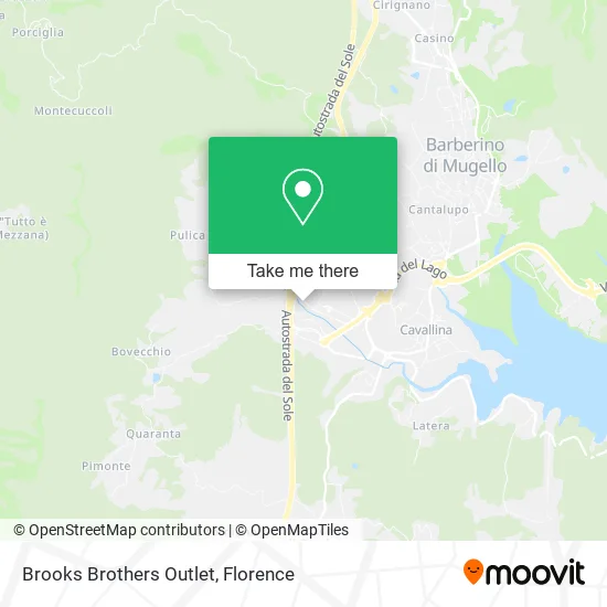 Brooks Brothers Outlet map