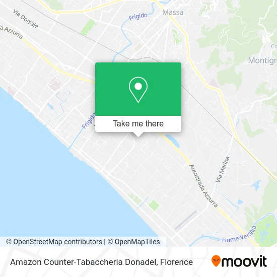 Amazon Counter-Tabaccheria Donadel map
