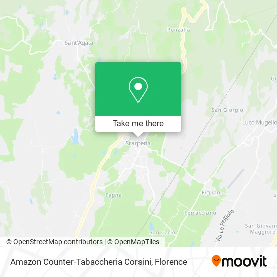 Amazon Counter-Tabaccheria Corsini map
