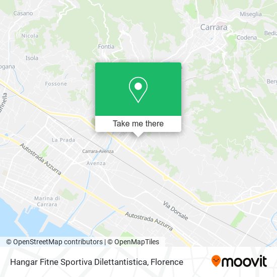 Hangar Fitne Sportiva Dilettantistica map