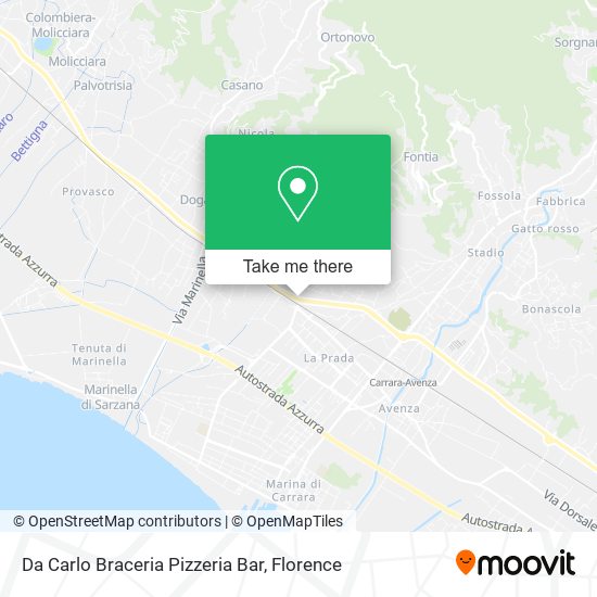 Da Carlo Braceria Pizzeria Bar map