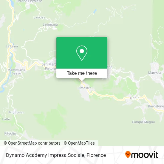 Dynamo Academy Impresa Sociale map