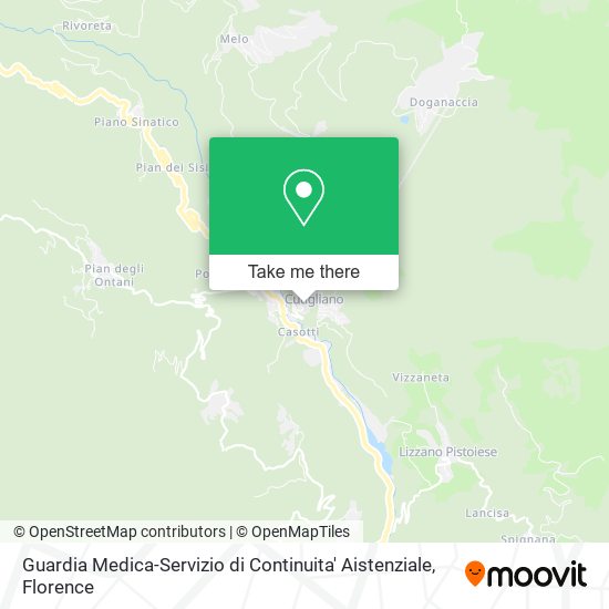 Guardia Medica-Servizio di Continuita' Aistenziale map