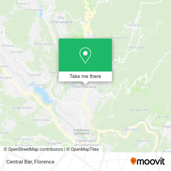 Central Bar map