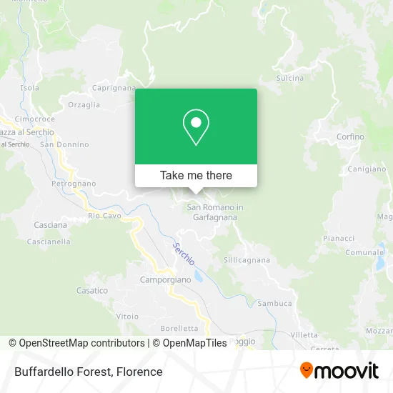 Buffardello Forest map