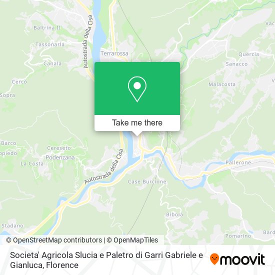 Societa' Agricola Slucia e Paletro di Garri Gabriele e Gianluca map