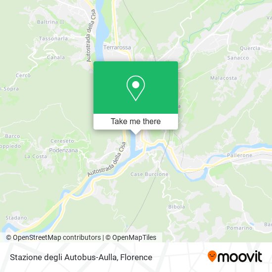 Stazione degli Autobus-Aulla map