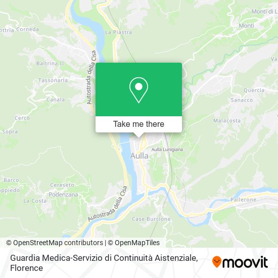 Guardia Medica-Servizio di Continuità Aistenziale map