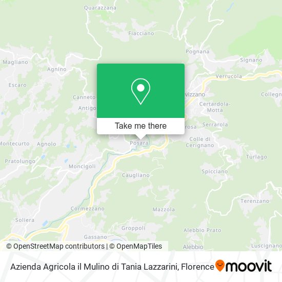 Azienda Agricola il Mulino di Tania Lazzarini map