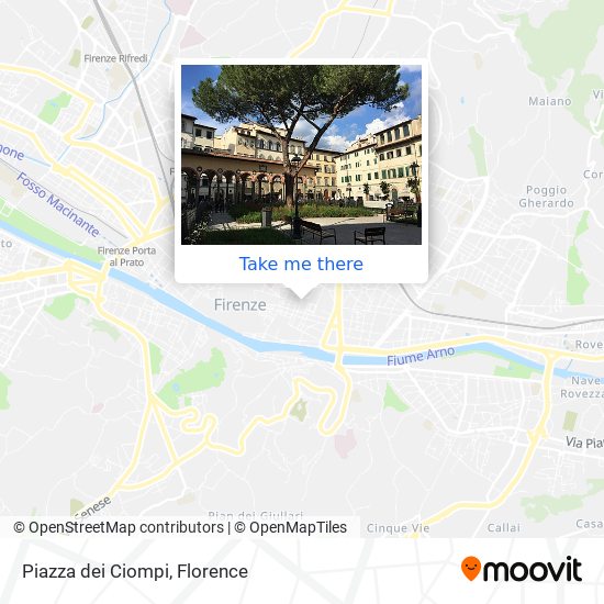 Piazza dei Ciompi map