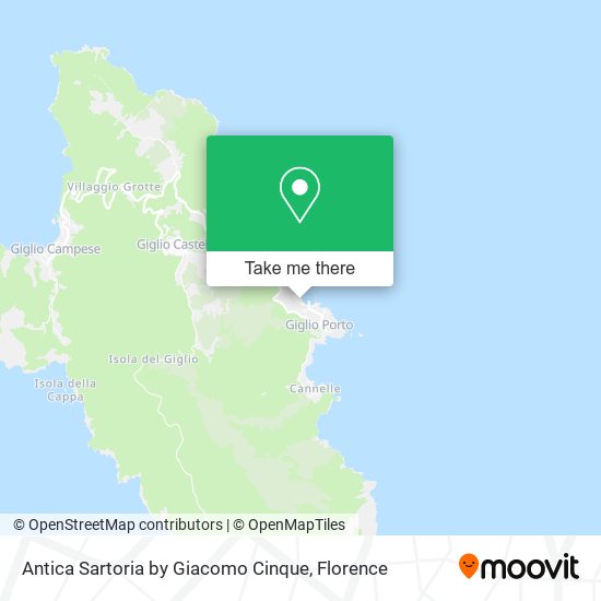 Antica Sartoria by Giacomo Cinque map