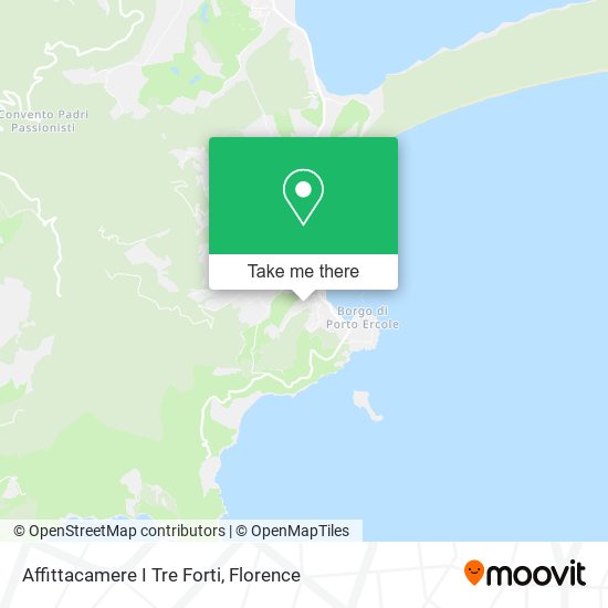 Affittacamere I Tre Forti map
