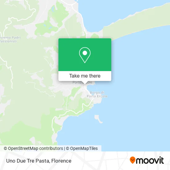 Uno Due Tre Pasta map