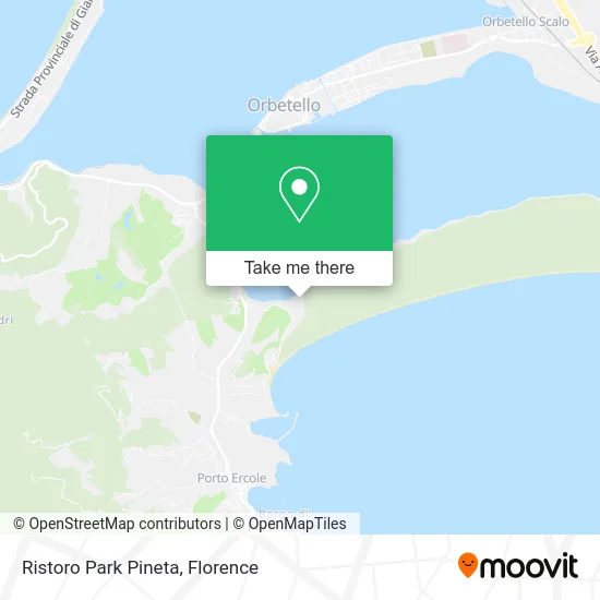 Park Pineta Refreshment map