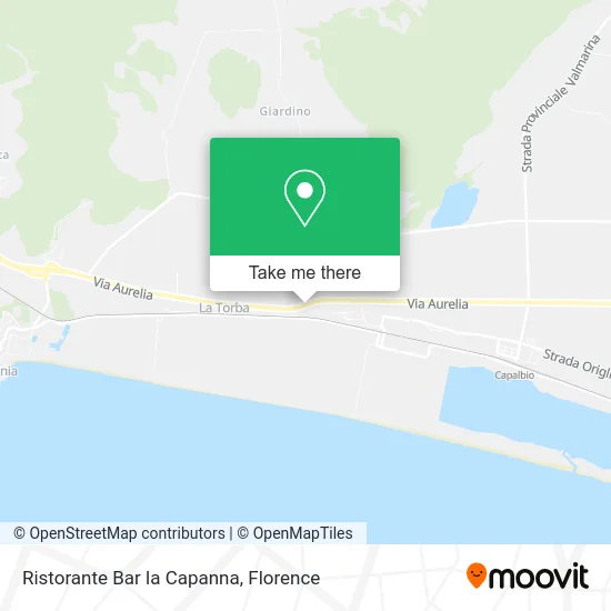 Restaurant Bar La Capanna map