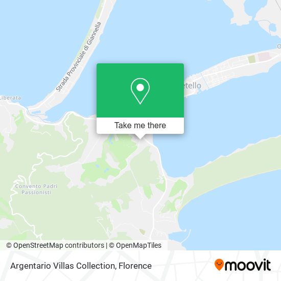 Argentario Villas Collection map