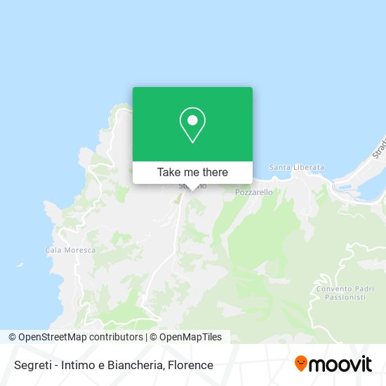 Segreti - Intimo e Biancheria map