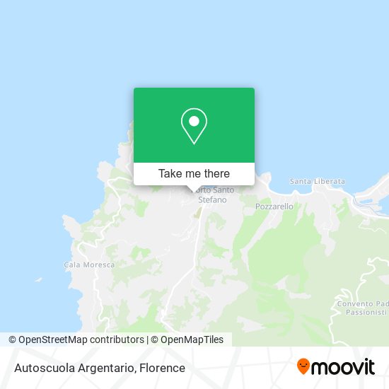 Autoscuola Argentario map