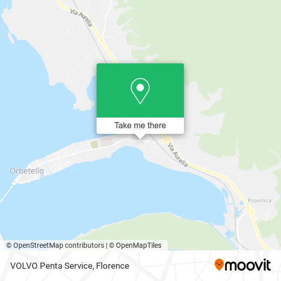 VOLVO Penta Service map