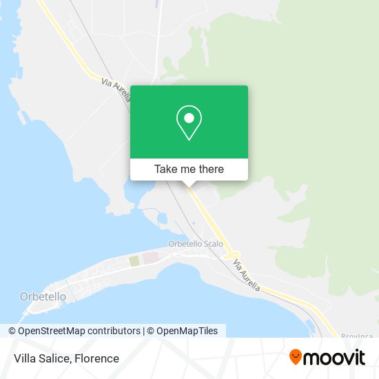 Villa Salice map