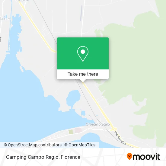 Camping Campo Regio map