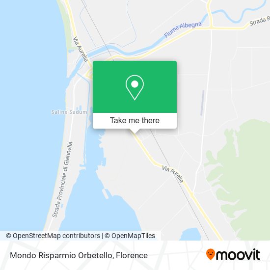 Mondo Risparmio Orbetello map