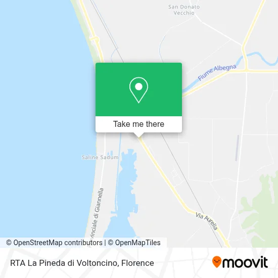 RTA La Pineda di Voltoncino map