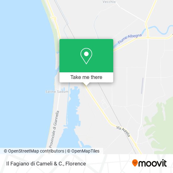 Il Fagiano di Cameli & C. map