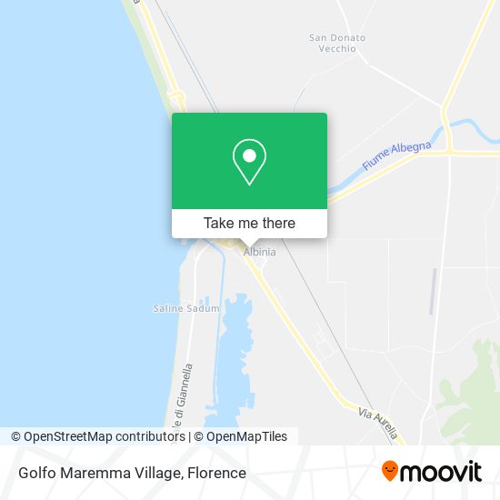 Golfo Maremma Village map