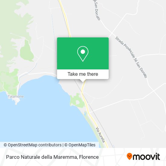 Parco Naturale della Maremma map