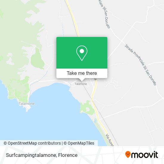 Surfcampingtalamone map