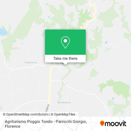 Agriturismo Poggio Tondo - Parricchi Giorgio map
