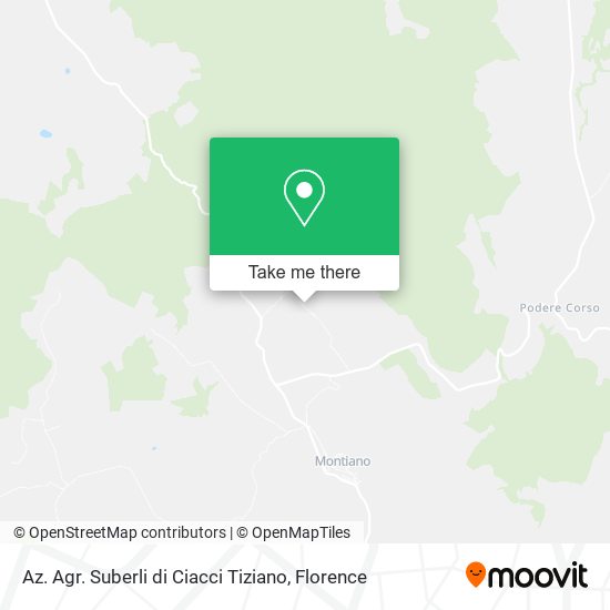 Az. Agr. Suberli di Ciacci Tiziano map