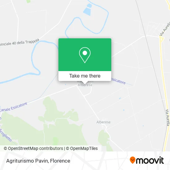 Agriturismo Pavin map