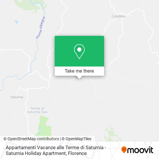 Appartamenti Vacanze alle Terme di Saturnia - Saturnia Holiday Apartment map