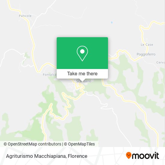 Agriturismo Macchiapiana map