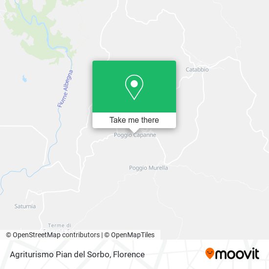 Agriturismo Pian del Sorbo map