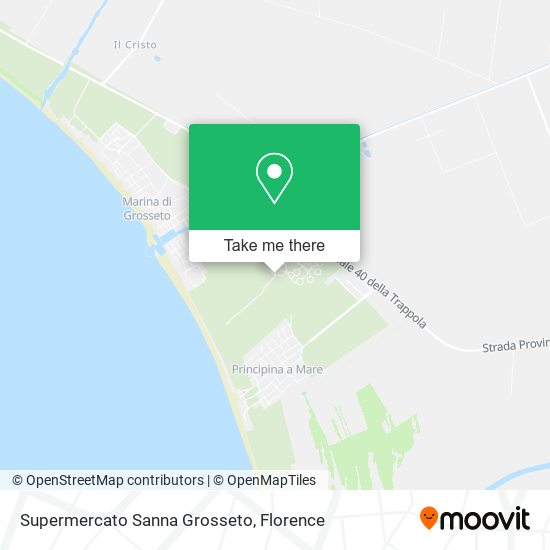 Supermercato Sanna Grosseto map