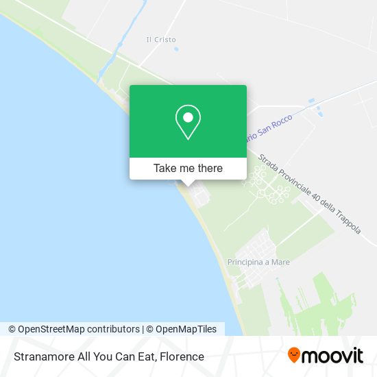 Stranamore All You Can Eat map