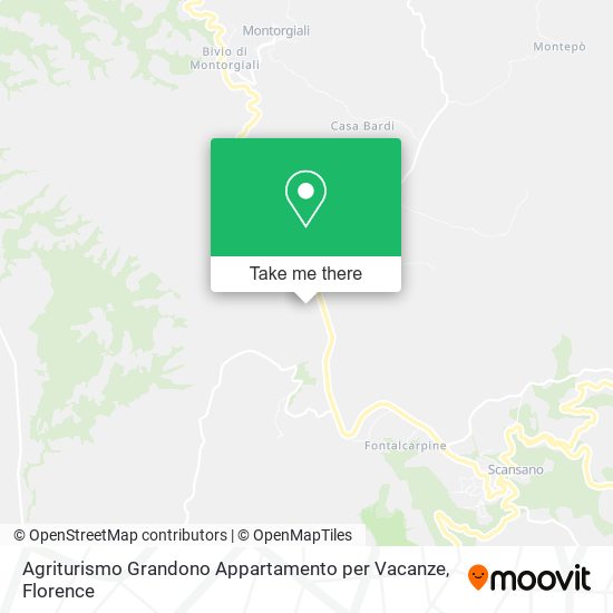 Agriturismo Grandono Appartamento per Vacanze map