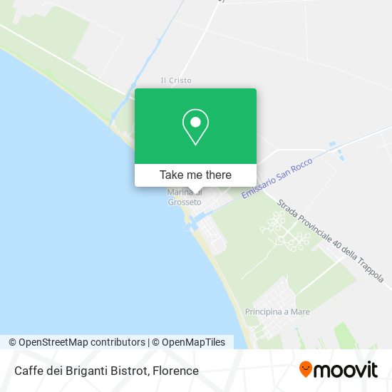 Caffe dei Briganti Bistrot map