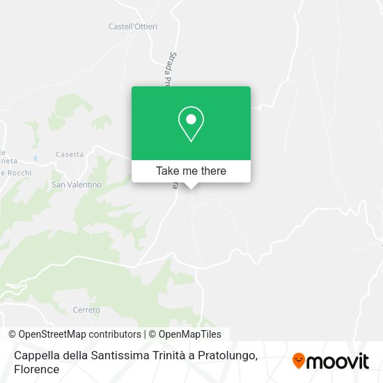 Cappella della Santissima Trinità a Pratolungo map
