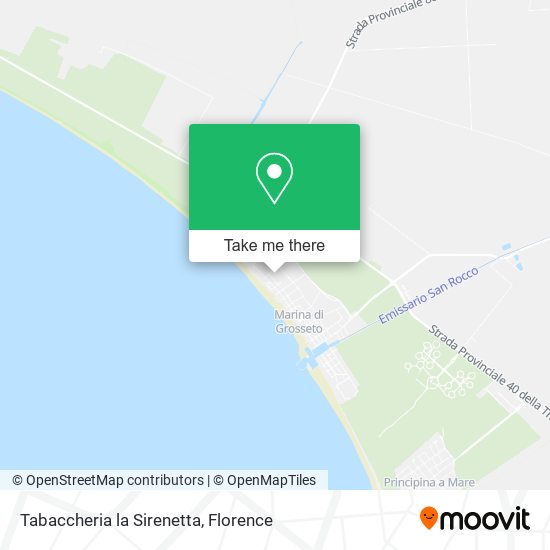 Tabaccheria la Sirenetta map